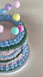 Load image into Gallery viewer, Whimsical Balloon Cake