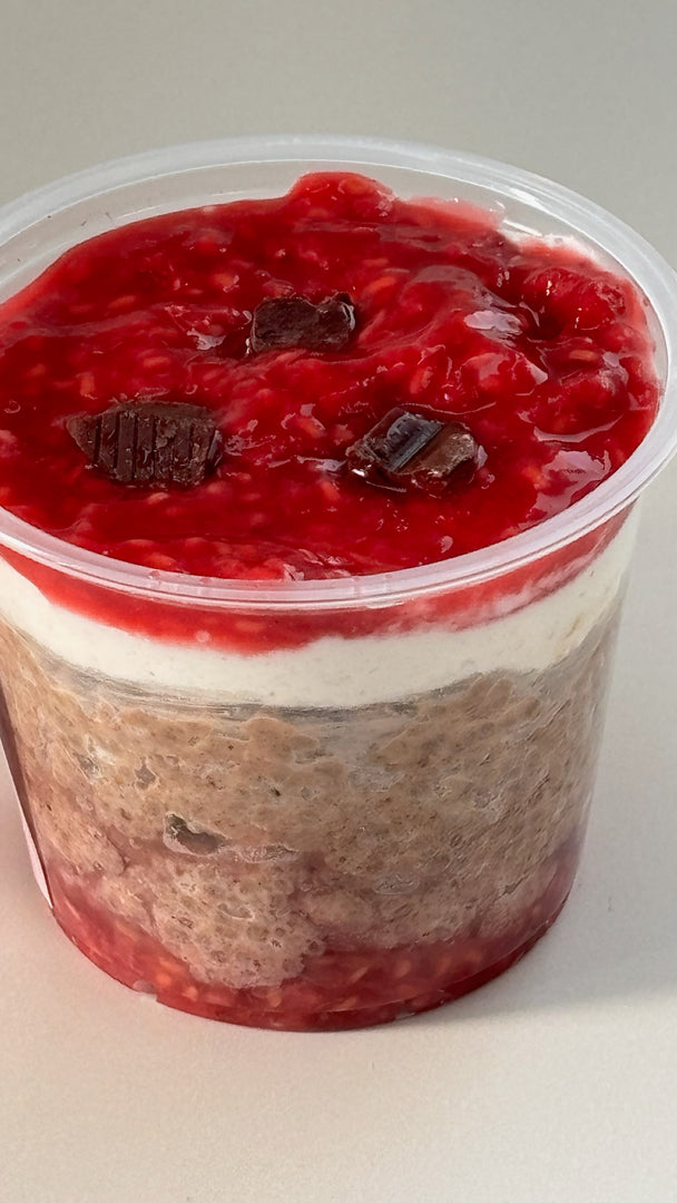 Nourishing Chocolate Raspberry Chia Pudding (GF, DF & V)