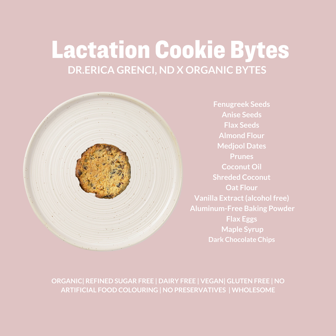 Lactation Cookie Bytes x Dr.Erica Grenci ND