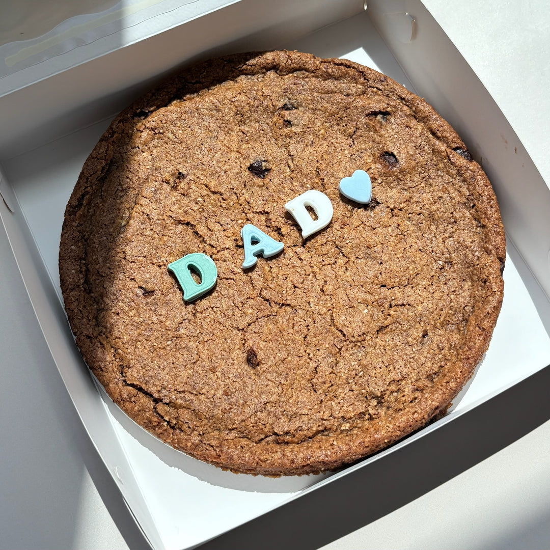 Dad's Favourite Cookie Cake (GF, DF, V Option)