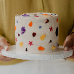 Load image into Gallery viewer, Edible Flower Petal Cake
